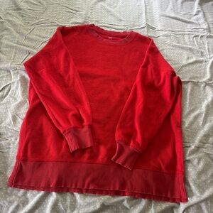 Aerie Vibrant Red Sweatshirt